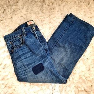 Levi's Original 501 Straight Leg Button Fly W34 x L32 Patch